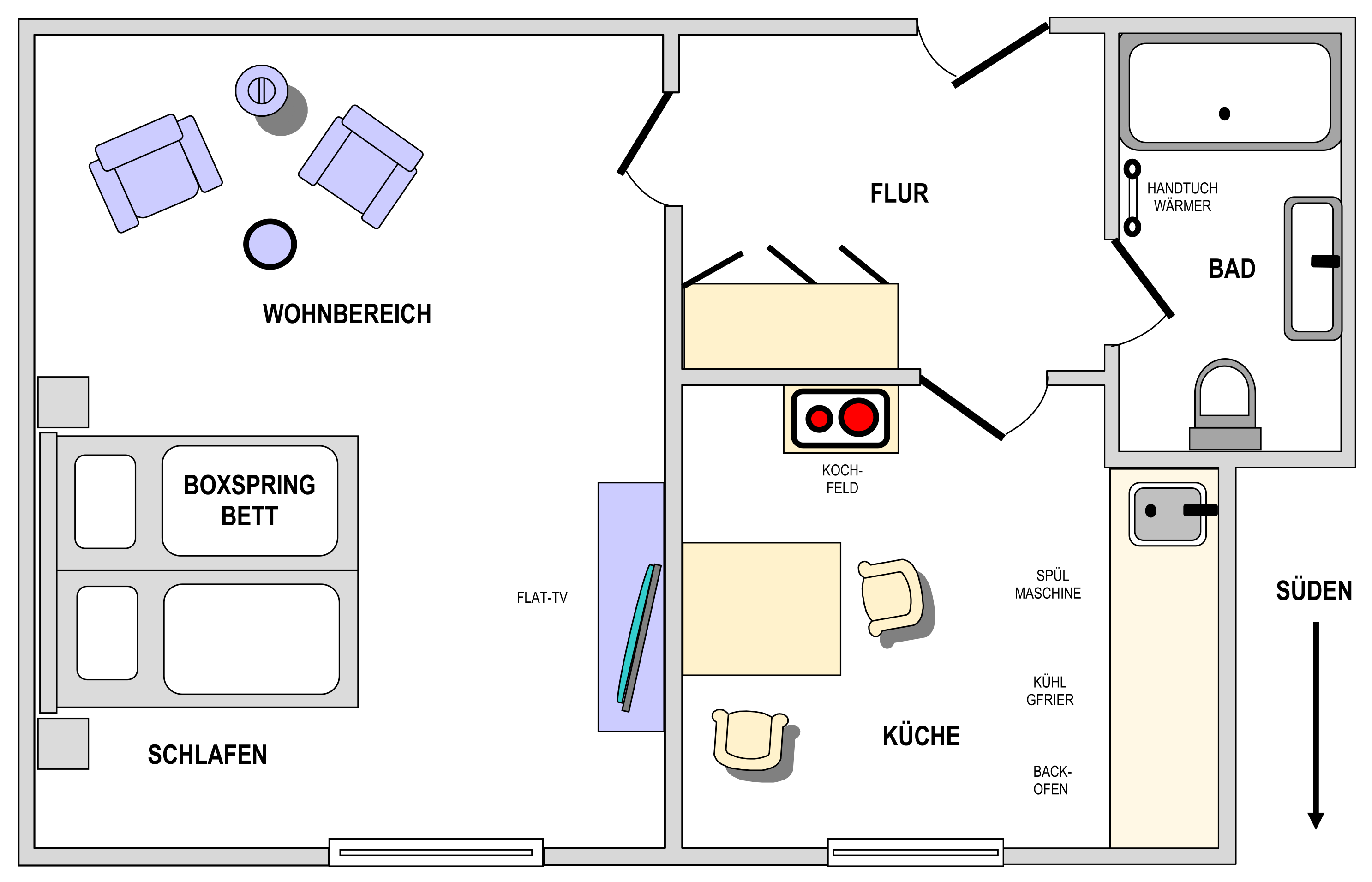 Grundriss Villa Alexandra Whg 33